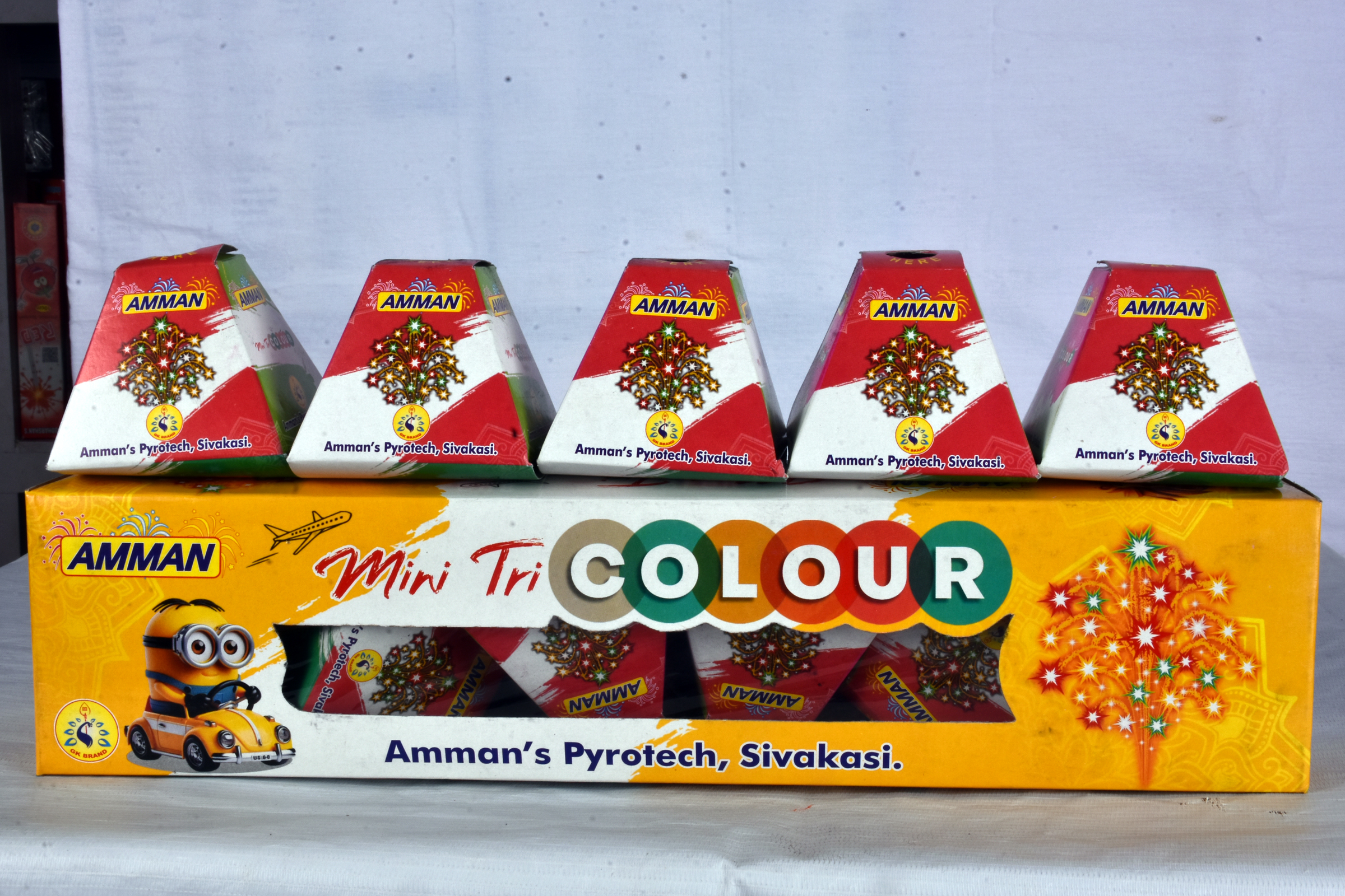 MINI TRI COLOUR ( 5 PCS)