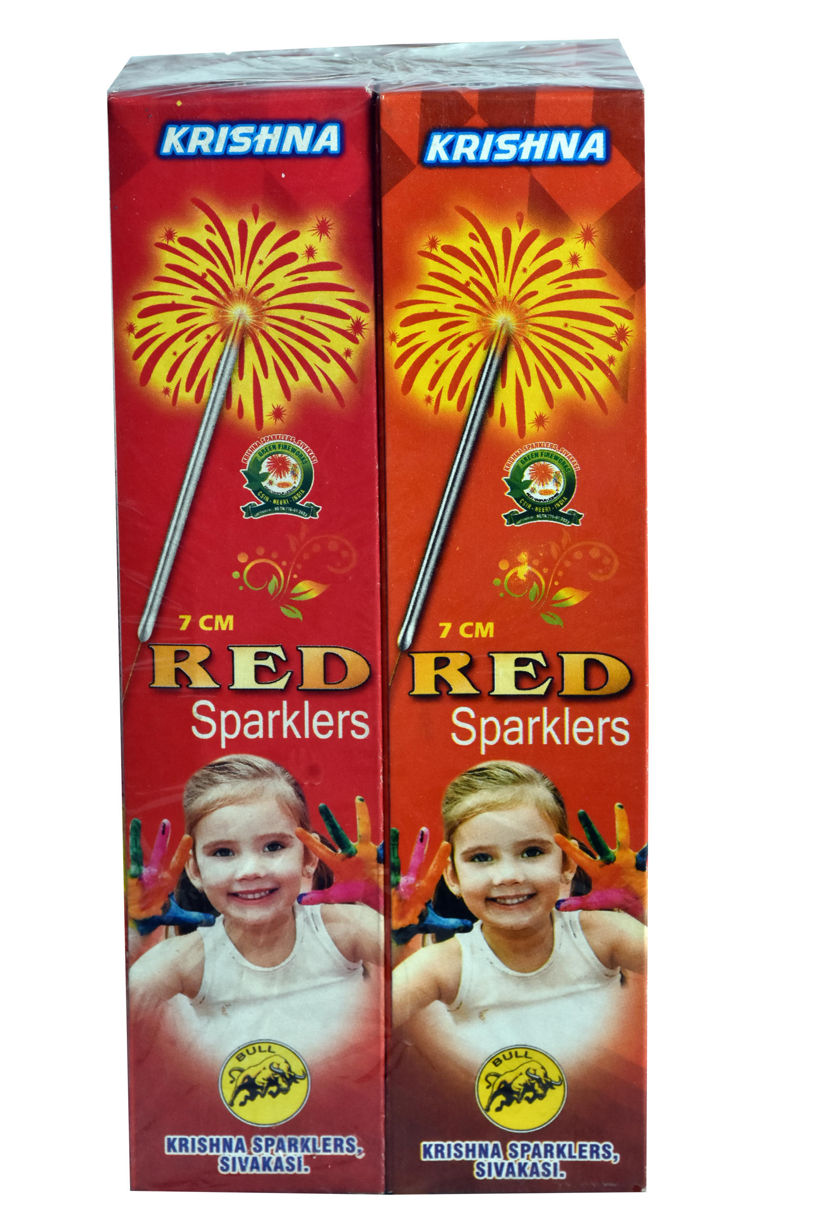 7 CM RED SPARKLERS