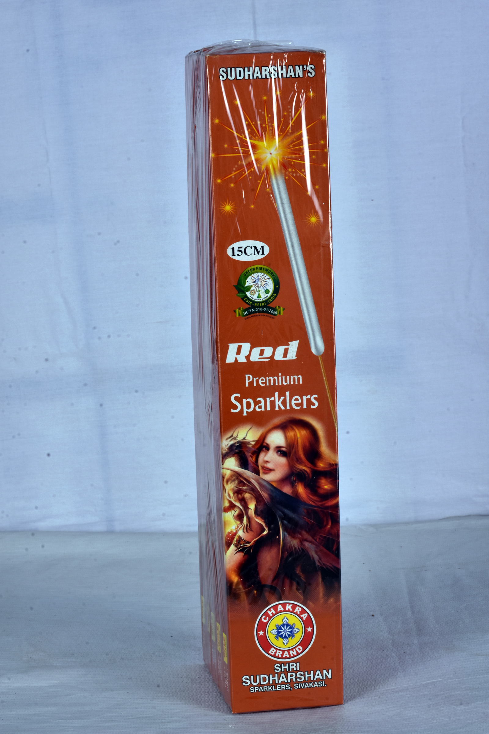 15 CM RED SPARKLERS