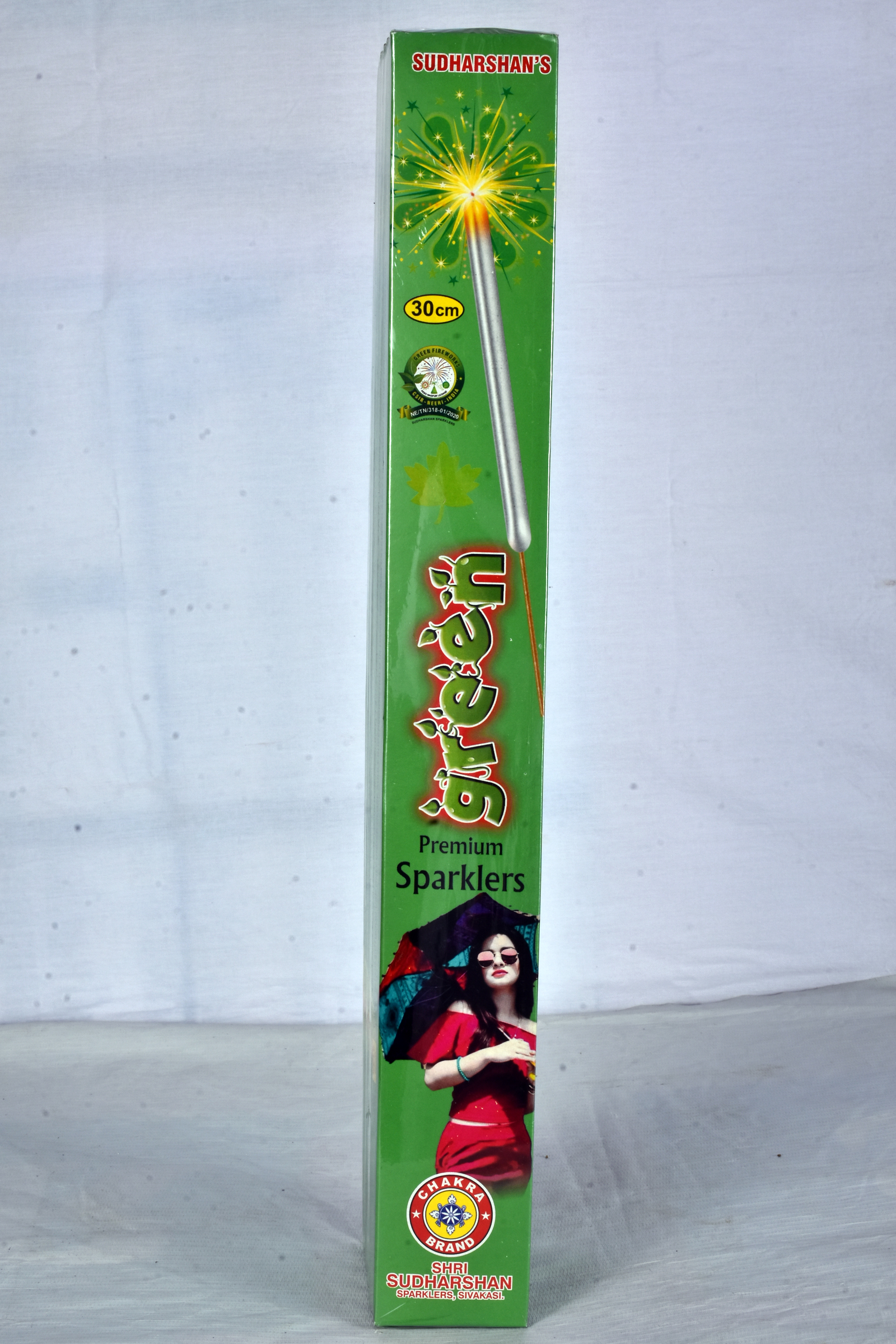 30 CM GREEN SPARKLERS